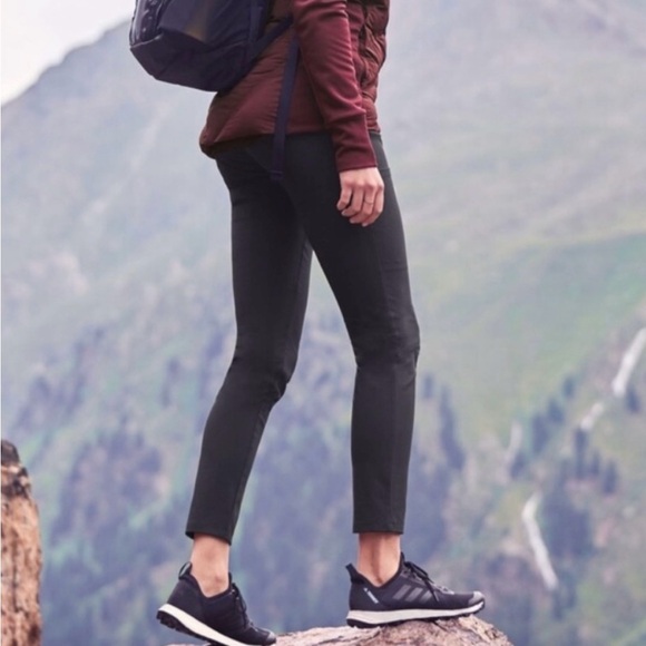 Athleta Women’s Black Mid-Rise Wander Stash Skinny Pants S/353676-02 SIZE 12 - Picture 2 of 10